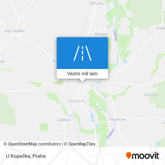 U Kopečka mapa
