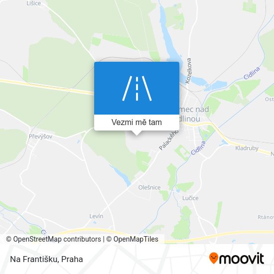 Na Františku mapa