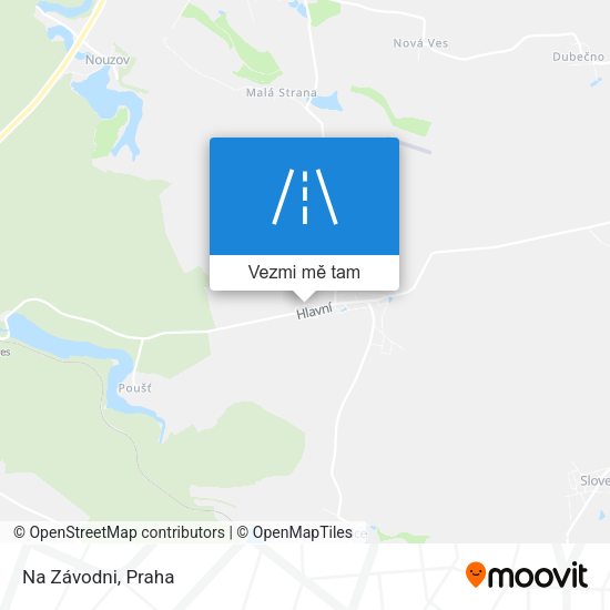 Na Závodni mapa