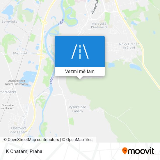 K Chatám mapa