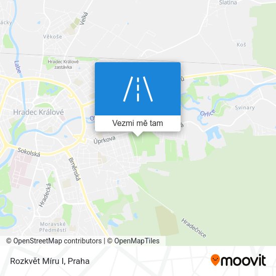 Rozkvět Míru I mapa