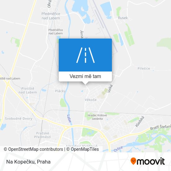 Na Kopečku mapa