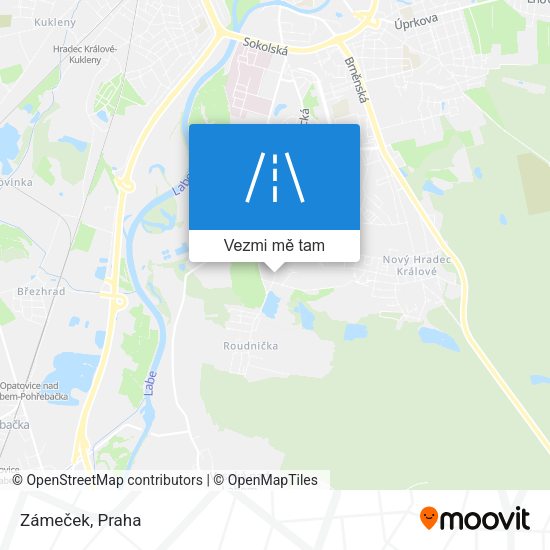 Zámeček mapa