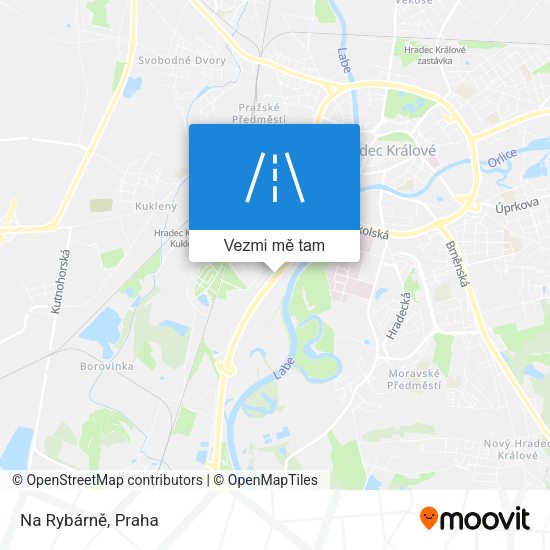Na Rybárně mapa