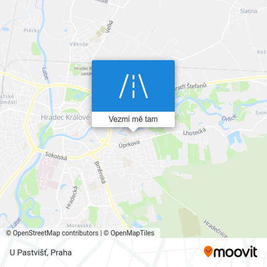 U Pastvišť mapa