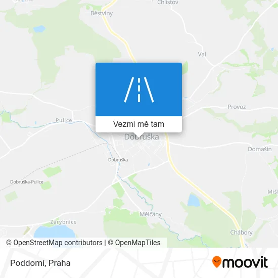 Poddomí mapa