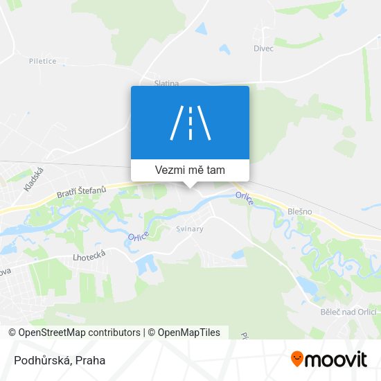 Podhůrská mapa