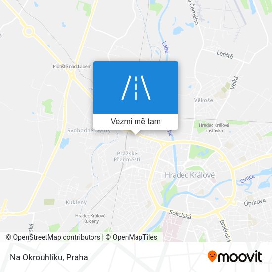 Na Okrouhlíku mapa