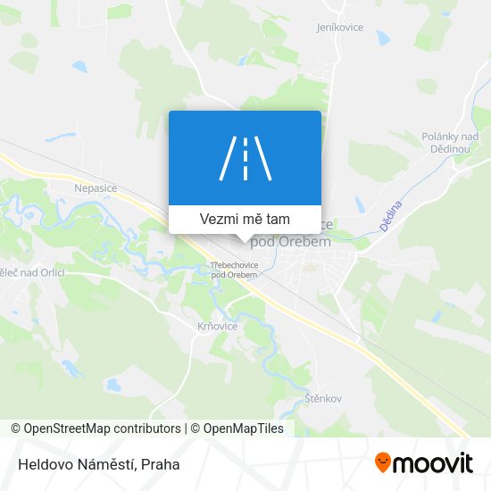 Heldovo Náměstí mapa