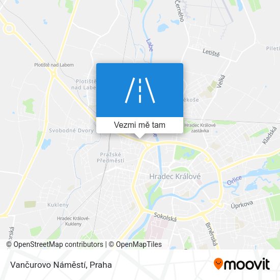 Vančurovo Náměstí mapa