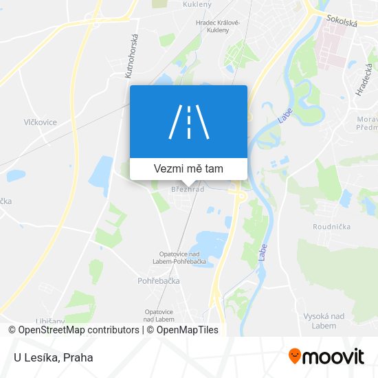 U Lesíka mapa