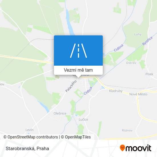 Starobranská mapa