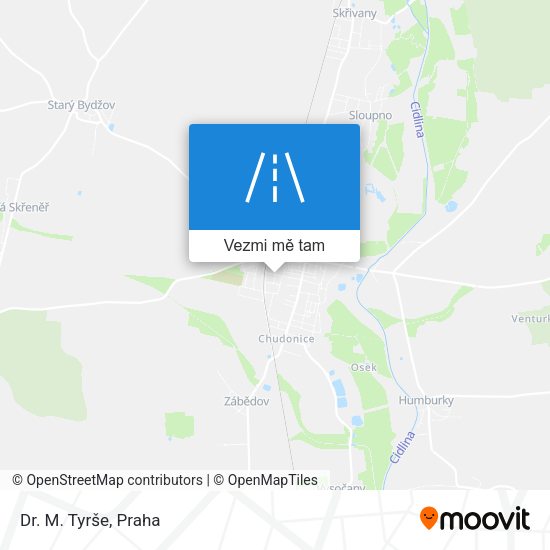 Dr. M. Tyrše mapa