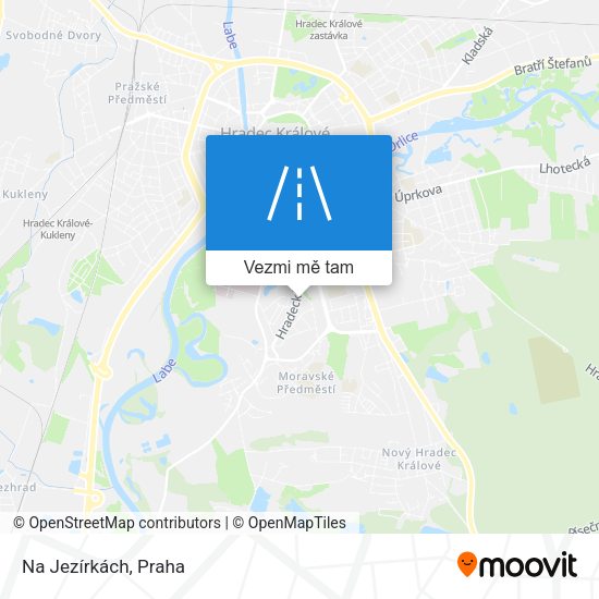 Na Jezírkách mapa