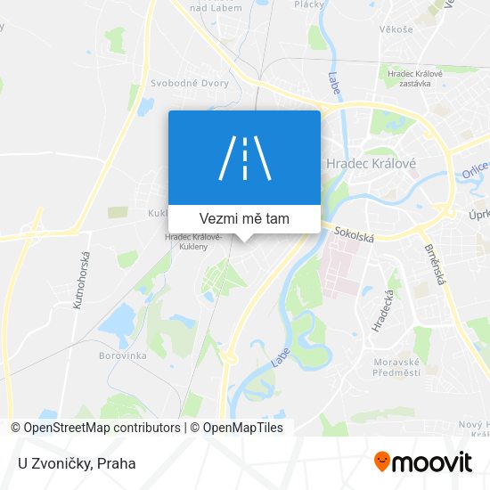 U Zvoničky mapa