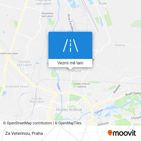 Za Veterinou mapa