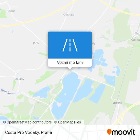 Cesta Pro Vodáky mapa
