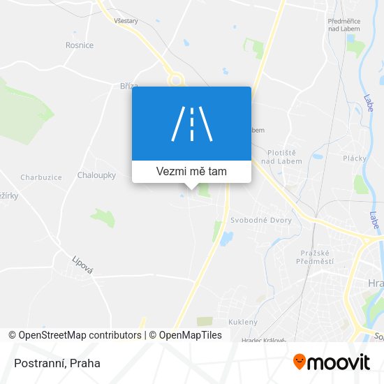 Postranní mapa