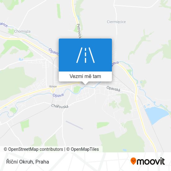 Říční Okruh mapa