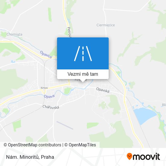 Nám. Minoritů mapa