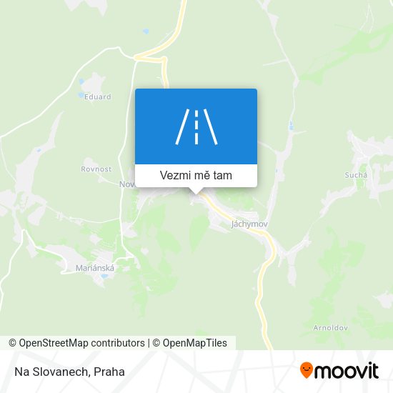 Na Slovanech mapa