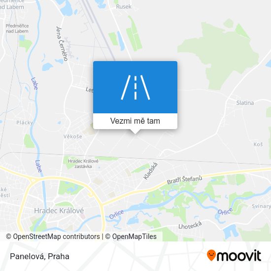 Panelová mapa
