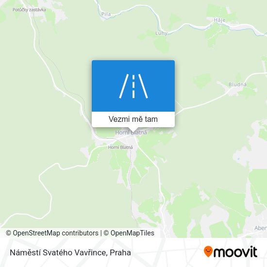 Náměstí Svatého Vavřince mapa