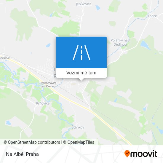 Na Albě mapa