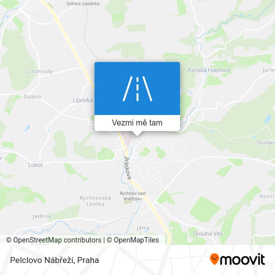 Pelclovo Nábřeží mapa