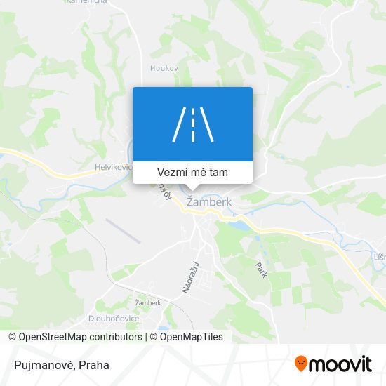 Pujmanové mapa