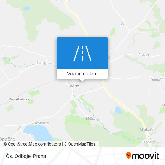 Čs. Odboje mapa