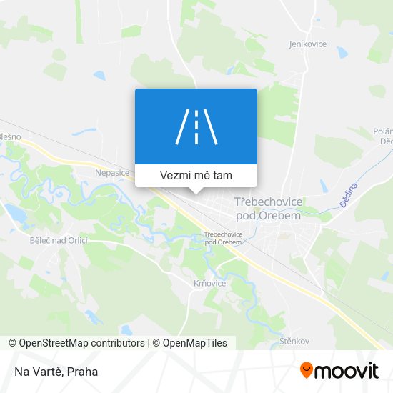Na Vartě mapa
