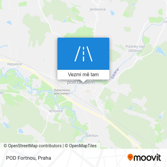 POD Fortnou mapa