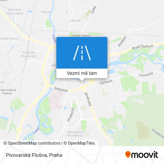 Pivovarská Flošna mapa