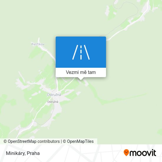 Minikáry mapa