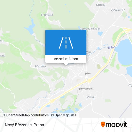 Nový Březenec mapa