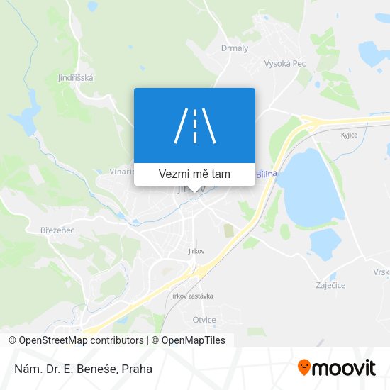 Nám. Dr. E. Beneše mapa