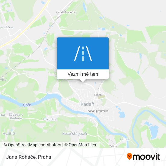 Jana Roháče mapa