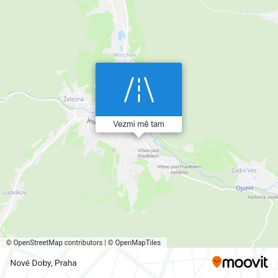 Nové Doby mapa