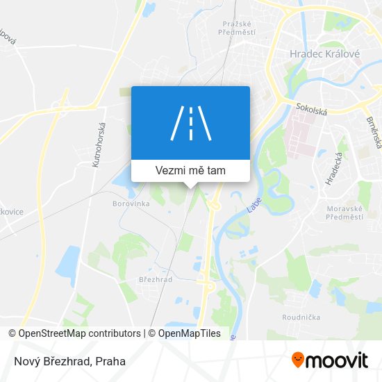 Nový Březhrad mapa