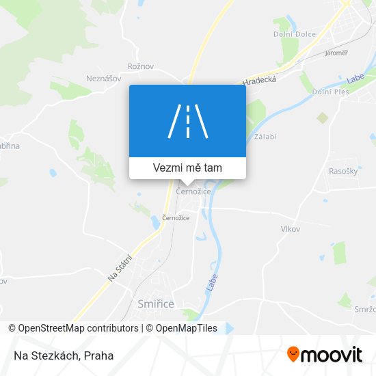 Na Stezkách mapa