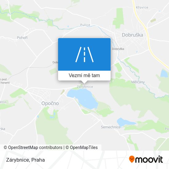 Zárybnice mapa