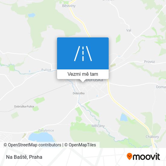 Na Baště mapa