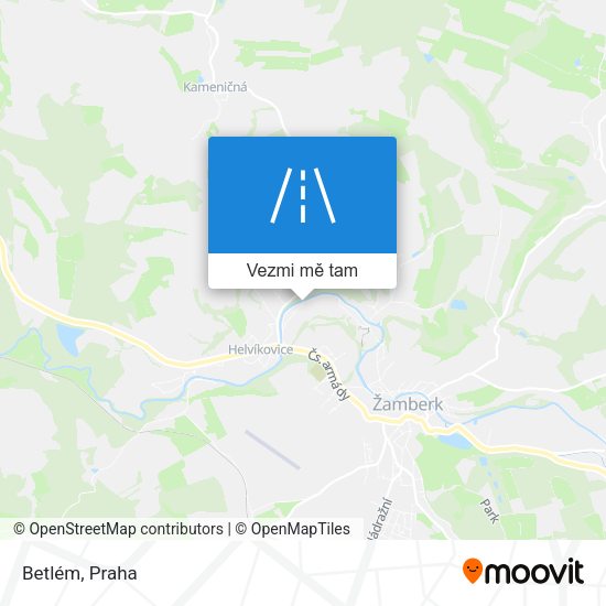 Betlém mapa