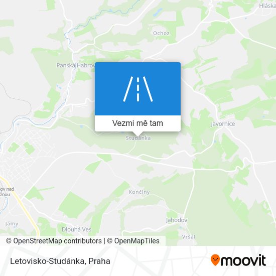 Letovisko-Studánka mapa