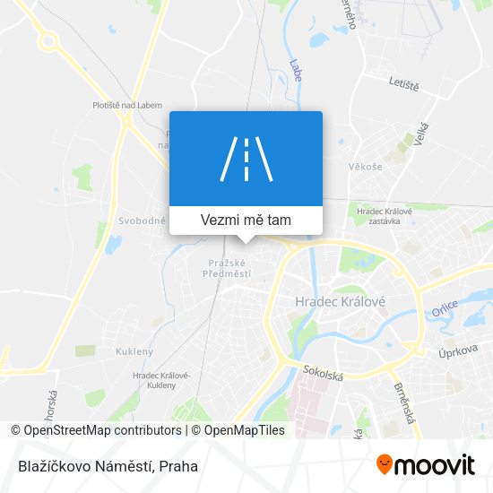 Blažíčkovo Náměstí mapa