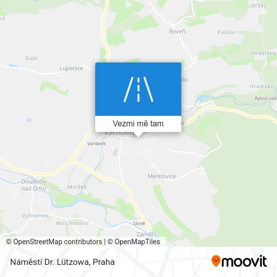 Náměstí Dr. Lützowa mapa
