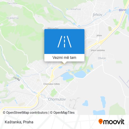 Kaštanka mapa