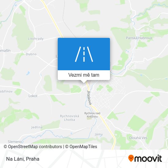 Na Láni mapa