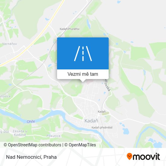 Nad Nemocnicí mapa